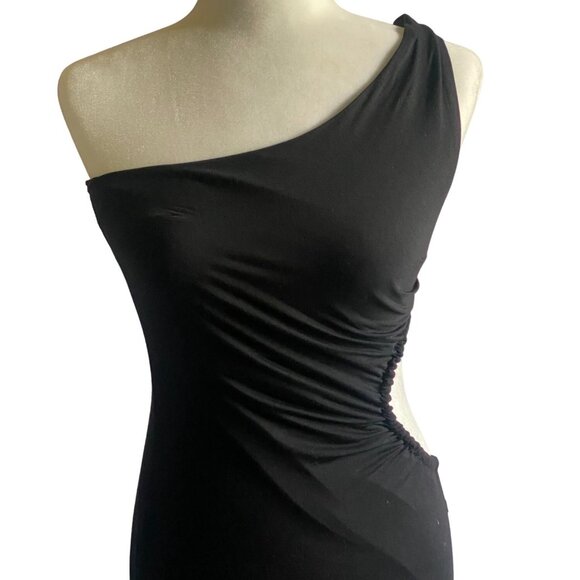 REVOLVE SNDYS Pamela Dress-Bod Con Dress-Side Cut Out-Black-Size 6-NWT - Picture 3 of 11